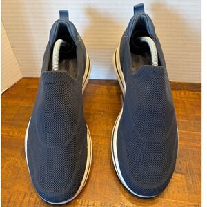 Skechers GoWalk 5 Apprize Mens 9.5 Navy Blue Slip On Walking Shoes 216038 NVBL